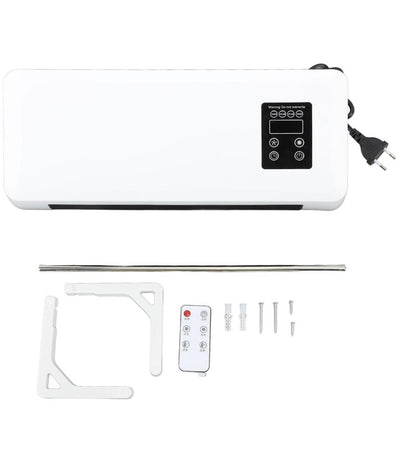 Riscaldatore Parete Elettrico Scaldabagno 1500w Termostato Regolabile Telecomando