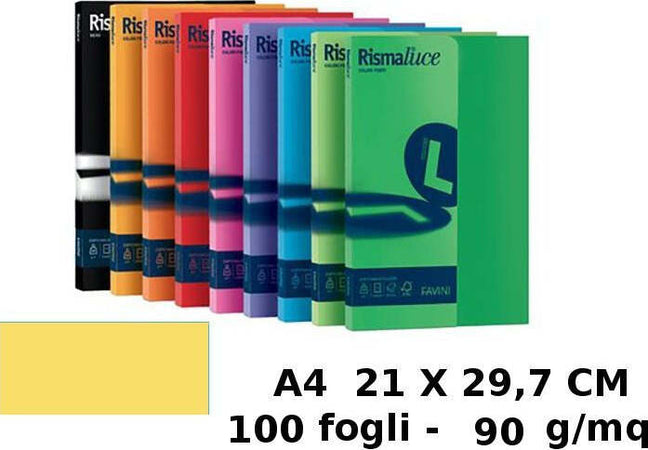 risma-luce-Confezione-100-fogli-90-gr-A4-GIALLO-SOLE