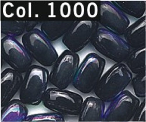 Riso-perline-6-mm-tubicino-85-pz-1000-colore-Nero