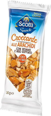 Riso Scotti 24x Snack Croccante Arachidi Con Sesamo E Riso Soffiato Senza Glutine Snack 30 Gr Confezione 24 Pz Alimentari e cura della casa/Cereali e muesli/Cereali e barrette snack/Barrette ai cereali Franco Pausa Caffè - Albano Laziale, Commerciovirtuoso.it