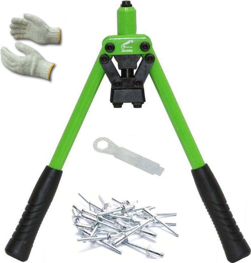 Rivettatrice Manuale 310 Mm 3 Testine Per Rivetti Da 3.2 4.0 4.8 Doppio Manico Fai da te/Utensili elettrici e a mano/Utensili a mano/Pinze e tenaglie/Rivettatrici Trade Shop italia - Napoli, Commerciovirtuoso.it
