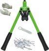 Rivettatrice-Manuale-310-Mm-3-Testine-Per-Rivetti-Da-3.2-4.0-4.8-Doppio-Manico