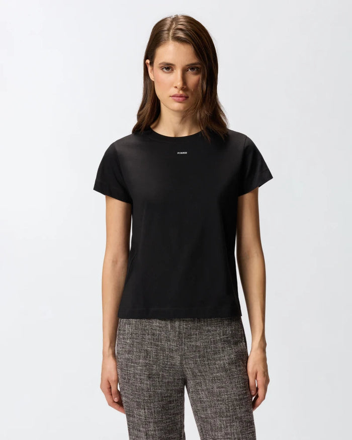 Maglia a maniche lunghe da donna, scollo rotondo, elegante, da donna, elasticizzata, a maniche lunghe, tinta unita, morbida, b, S