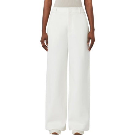 MAX MARA pantaloni donna max mara - merlot - bianco da donna