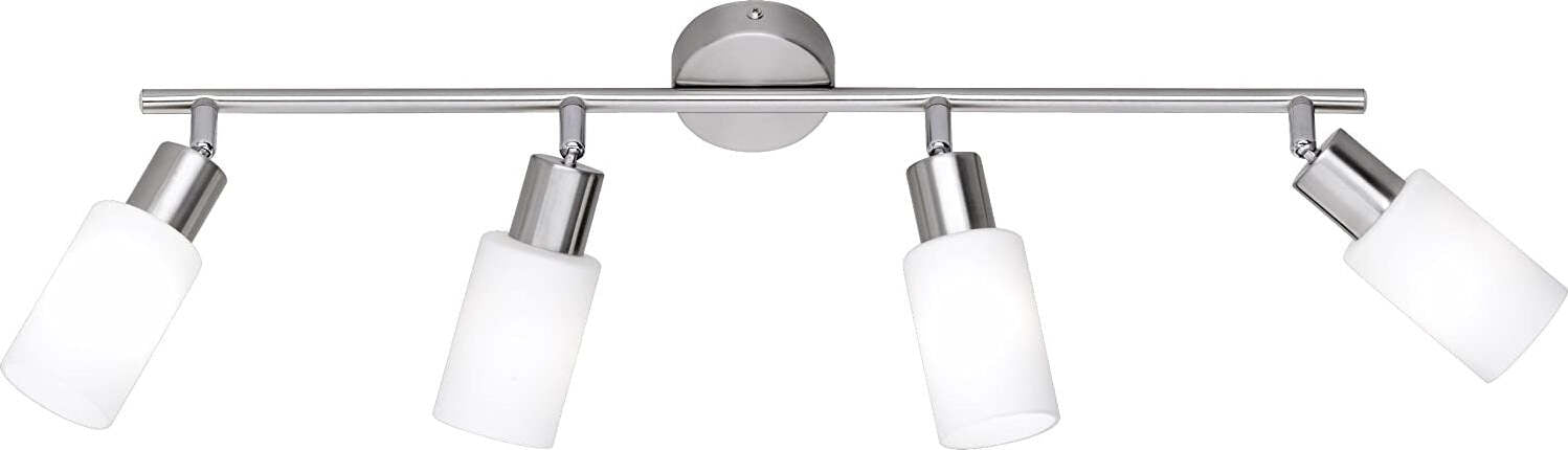 RL-TRIO---BARRA-MARS-4-FARETTI-IN-ACCIAIO-E-VETRO-BIANCO-4x-E14-·-max.-40W