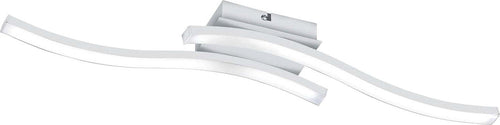 RL-TRIO---PLAFONIERA-ROUTE-LED-2-BACCHETTE-ONDULATE-BIANCA-2X5WATT