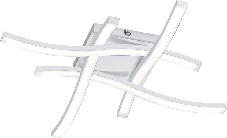 RL-TRIO---PLAFONIERA-ROUTE-LED-4-BACCHETTE-ONDULATE-BIANCA-4x-SMD-LED,-5W-·-4x-600lm,-4000K