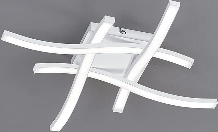 RL-TRIO---PLAFONIERA-ROUTE-LED-4-BACCHETTE-ONDULATE-BIANCA-4x-SMD-LED,-5W-·-4x-600lm,-4000K