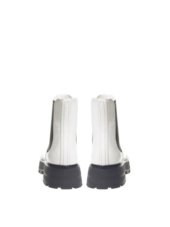 Alexander McQueen Stivaletti Chelsea Bicolor da donna