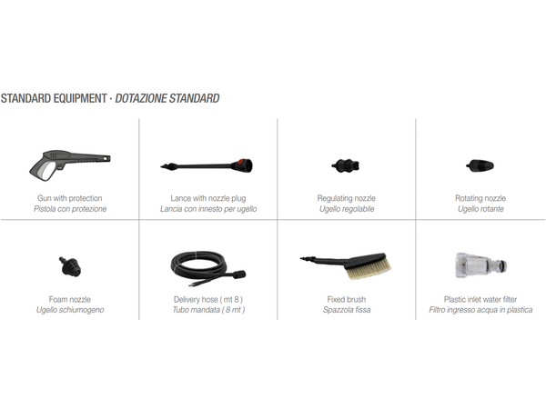 Idropulitrice Mercury RM 1100 Extra 360 L/h Confezione da 1pz