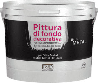 RMD-PITTURA-DI-FONDO-DECORATIVA-BASE-ACRILICA-BIANCA-OPACA-STILE-METAL-2-KG