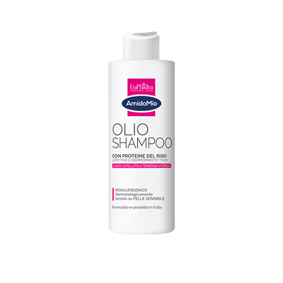 Euphidra Amidomio Olio Shampoo lenitivo e dermoprotettivo Cuoio capelluto a tendenza atopica - flacone da 200ml