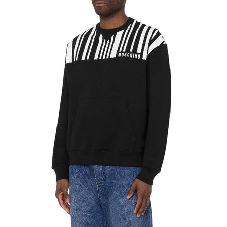 MOSCHINO COUTURE felpe senza cappuccio uomo moschino couture - felpa - nero da uomo