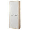 Libreria larga con 2 ante in legno da ufficio e cameretta arredamento Made in Italy