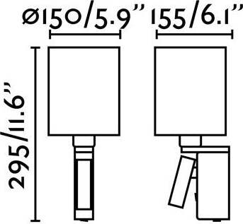 ROB SHADE Lampada da parete nichel opaco con lettore Illuminazione/Illuminazione per interni/Illuminazioni per pareti/Applique Led Mall Home - Napoli, Commerciovirtuoso.it