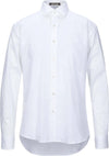 Roberto Cavalli Camicia Uomo Bianca 100% Cotone Tinta Unita Collo Classico Elegante Logo Ricamato Maniche Lunghe Chiusura Bottoni Moda/Uomo/Abbigliamento/T-shirt polo e camicie/Camicie classiche Euforia - Bronte, Commerciovirtuoso.it