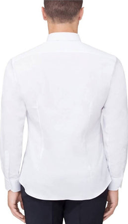 Roberto Cavalli Camicia Uomo Bianca 100% Cotone Tinta Unita Collo Classico Elegante Logo Ricamato Maniche Lunghe Chiusura Bottoni Moda/Uomo/Abbigliamento/T-shirt polo e camicie/Camicie classiche Euforia - Bronte, Commerciovirtuoso.it