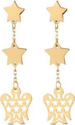 ROBERTO-GIANNOTTI---ORECCHINI-CON-ANGELI-E-STELLE-IN-ORO