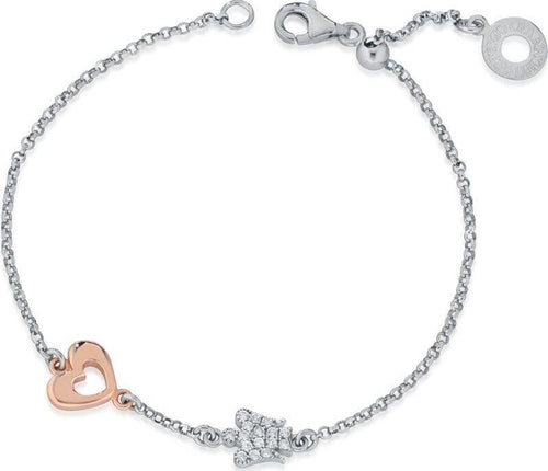 ROBERTO-GIANNOTTI-BRACCIALE-CON-ANGELO-E-CUORE-IN-ARGENTO-ROSATO
