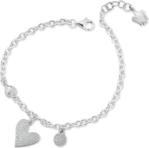 ROBERTO-GIANNOTTI-BRACCIALE-IN-ARGENTO-CON-CIONDOLO-CUORE-E-PAILLETTES