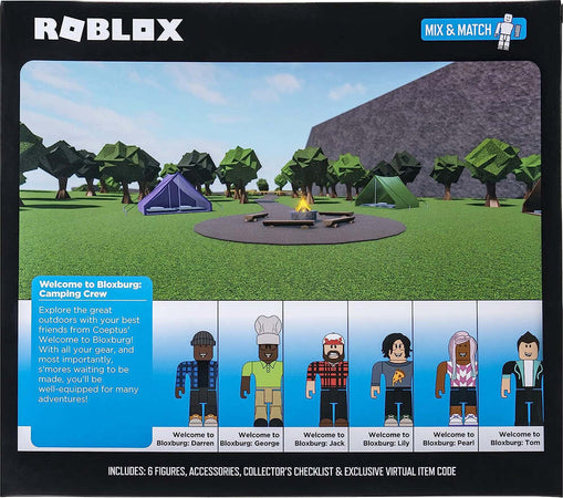Roblox-Benvenuti-a-Bloxburg-Set-Camping-Crew-Personalizzabile-Gioco-Idea-Regalo