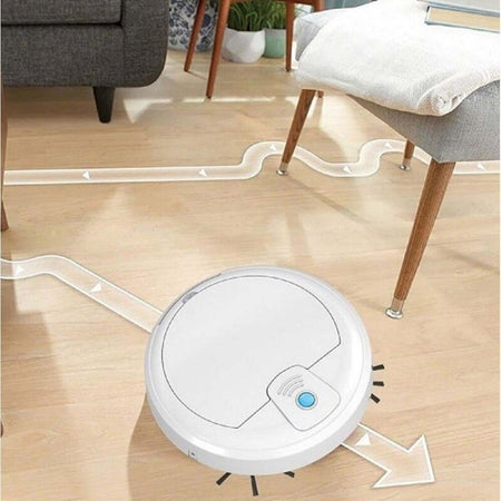 Robot 3 In 1 Spazzante Ricaricabile 3000w Pulizia Rotondo Per Stanze Casa Q-65s Casa e cucina/Aspirapolvere e pulizia di pavimenti e finestre/Aspirapolvere/Aspirapolvere robot Trade Shop italia - Napoli, Commerciovirtuoso.it