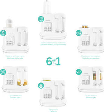 Robot da Cucina Miniland Chefy 6 Prima infanzia/Allattamento e pappa/Frullatori robot da cucina e presse/Robot da cucina La Casa Del Bebè - Napoli, Commerciovirtuoso.it