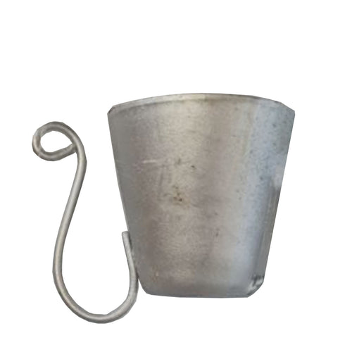 Brocca in latta con manico decorazione per case presepe 4 cm