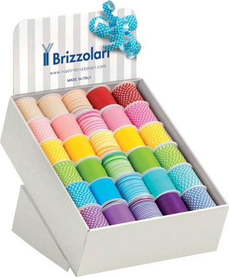 Rocche di nastro - in polipropilene - 10 mm x 10 mt - fantasie primaverili assortite - Brizzolari - conf. 60 pezzi Casa e cucina/Decorazioni per interni/Addobbi e decorazioni per ricorrenze/Decorazioni natalizie/Fiocchi e nastri Eurocartuccia - Pavullo, Commerciovirtuoso.it