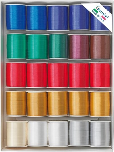 Rocche di nastro liscio 6800 -10 mm x 10 mt - colori natalizi assortiti - Brizzolari - conf. 25 pezzi Casa e cucina/Decorazioni per interni/Addobbi e decorazioni per ricorrenze/Decorazioni natalizie/Fiocchi e nastri Eurocartuccia - Pavullo, Commerciovirtuoso.it
