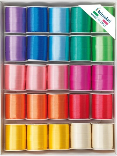 Rocche di nastro liscio 6800 -10 mm x 10 mt - colori primaverili assortiti - Brizzolari - conf. 25 pezzi Casa e cucina/Decorazioni per interni/Addobbi e decorazioni per ricorrenze/Decorazioni natalizie/Fiocchi e nastri Eurocartuccia - Pavullo, Commerciovirtuoso.it