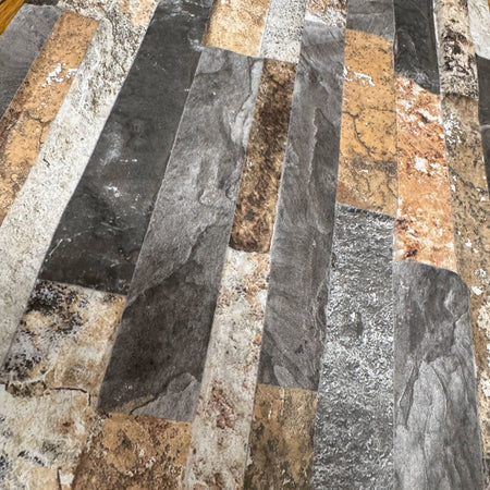 CAPPOTTO esterno - interno isolante in STYROFOAM 3D sp.2cm (120x30cm) con sabbiatura e malta Pietra mista