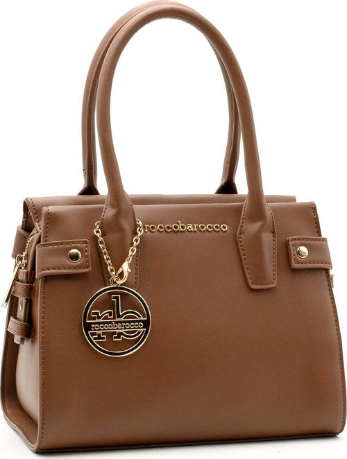 Roccobarocco Rbr910b0901 Borsetta Donna a Mano Con Tracolla Regolabile Design Elegante Borsa 100% Pu Con Chiusura a Zip 25x19x15cm Moda/Donna/Borse/Borse a mano Starbag - Gaeta, Commerciovirtuoso.it
