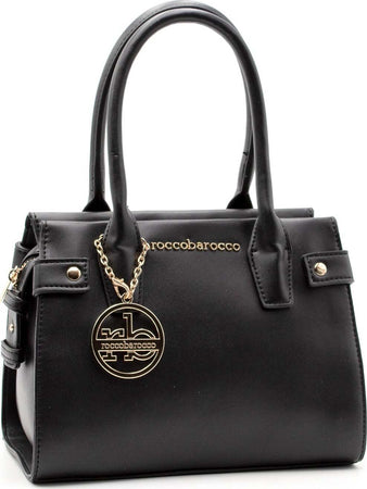 Roccobarocco Rbr910b0901 Borsetta Donna a Mano Con Tracolla Regolabile Design Elegante Borsa 100% Pu Con Chiusura a Zip 25x19x15cm Moda/Donna/Borse/Borse a mano Starbag - Gaeta, Commerciovirtuoso.it