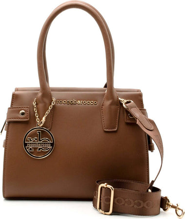 Roccobarocco Rbr910b0901 Borsetta Donna a Mano Con Tracolla Regolabile Design Elegante Borsa 100% Pu Con Chiusura a Zip 25x19x15cm Moda/Donna/Borse/Borse a mano Starbag - Gaeta, Commerciovirtuoso.it