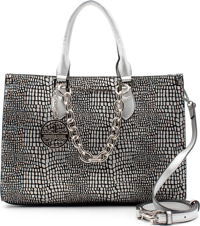 Roccobarocco Rbr914b0201 Borsa Donna a Mano Con Tracolla 100% Pu Borsa Design Elegante Con Una Tasca Interna E Apertura a Zip 35x24x14cm Moda/Donna/Borse/Borse a mano Starbag - Gaeta, Commerciovirtuoso.it