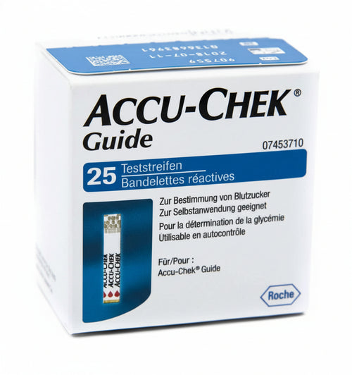 Roche accu-chek guide 25 strisce reattive
