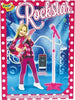 Rockstar-Chitarra-Elettrica-Con-Microfono-E-Asta-Giocattolo-Gioco-Bambini