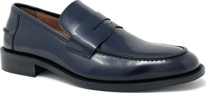 Rogal's-mocassino-blu-con-fascetta