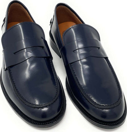 Rogal's-mocassino-blu-con-fascetta