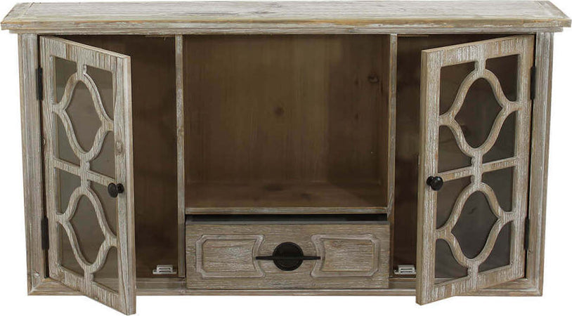 ROGER---pensile-2-ante-vetro-1-cassetto-in-paulownia-e-mdf-industrial-95x17x50-Tortora-Milani-Home