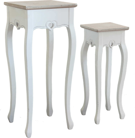 ROLAND---set-2-tavolini-in-legno-di-paulownia-shabby-chic-Bianco-Milani-Home
