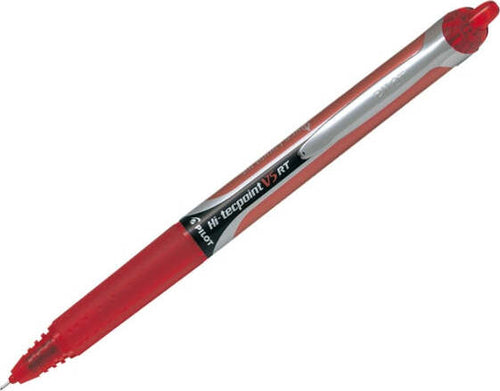 Roller a scatto Hi Tecpoint V5 RT - punta 0 5mm - rosso - Pilot Cancelleria e prodotti per ufficio/Penne matite scrittura e correzione/Penne e ricariche/Penne roller a inchiostro gel Eurocartuccia - Pavullo, Commerciovirtuoso.it
