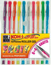 Roller gel colorati - colori fruit - Koh I Noor - astuccio 10 roller Cancelleria e prodotti per ufficio/Penne matite scrittura e correzione/Penne e ricariche/Penne roller a inchiostro gel Eurocartuccia - Pavullo, Commerciovirtuoso.it