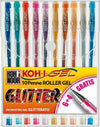 Roller gel colorati - colori glitter - Koh I Noor - astuccio 10 roller Cancelleria e prodotti per ufficio/Penne matite scrittura e correzione/Penne e ricariche/Penne roller a inchiostro gel Eurocartuccia - Pavullo, Commerciovirtuoso.it