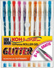 Roller gel colorati - colori glitter - Koh I Noor - astuccio 10 roller Cancelleria e prodotti per ufficio/Penne matite scrittura e correzione/Penne e ricariche/Penne roller a inchiostro gel Eurocartuccia - Pavullo, Commerciovirtuoso.it