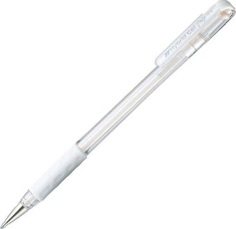 Roller Gel Hybrid Grip Luna K118 - punta 0 8mm - bianco - Pentel [multipack] 12 pezzi Cancelleria e prodotti per ufficio/Penne matite scrittura e correzione/Penne e ricariche/Penne roller a inchiostro gel Eurocartuccia - Pavullo, Commerciovirtuoso.it