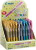 Roller gel scatto G-2 - 0 7 mm - colori assortiti metallic - Pilot - Display 60 pezzi Cancelleria e prodotti per ufficio/Penne matite scrittura e correzione/Penne e ricariche/Penne roller a inchiostro gel Eurocartuccia - Pavullo, Commerciovirtuoso.it