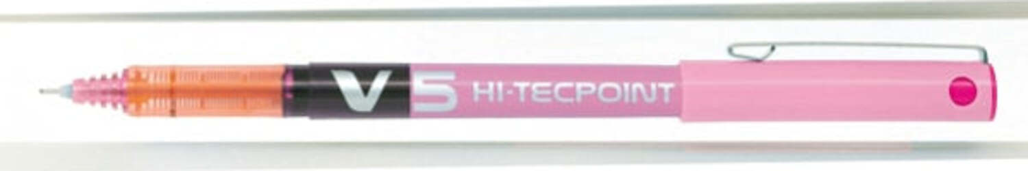 Roller Hi Tecpoint V5 - punta 0 5 mm - rosa - Pilot Cancelleria e prodotti per ufficio/Penne matite scrittura e correzione/Penne e ricariche/Penne roller a inchiostro gel Eurocartuccia - Pavullo, Commerciovirtuoso.it