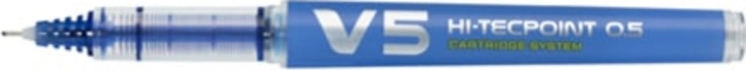 Roller Hi-Tecpoint V5 ricaricabile Begreen con cappuccio - punta 0 50mm - blu - Pilot Cancelleria e prodotti per ufficio/Penne matite scrittura e correzione/Penne e ricariche/Penne roller a inchiostro gel Eurocartuccia - Pavullo, Commerciovirtuoso.it